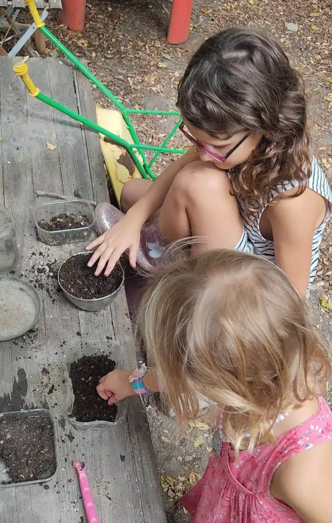 Planting with kids